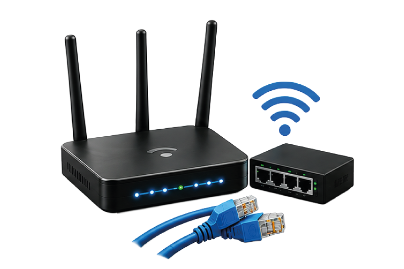 Installation de réseau informatique à Fossambault-sur-le-Lac